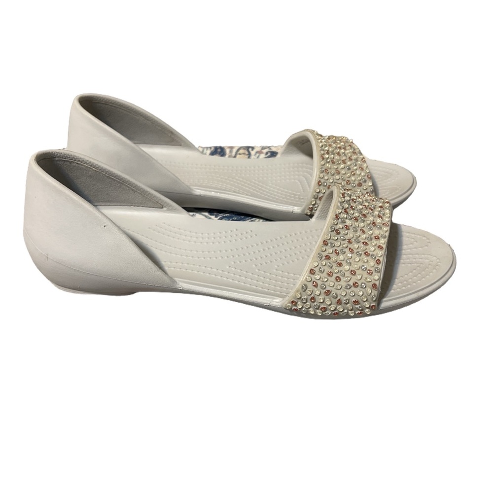 CROCS Lina Embellished D’Orsay Flat